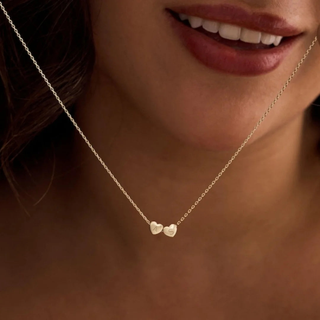 The Love Heart Initial Necklace