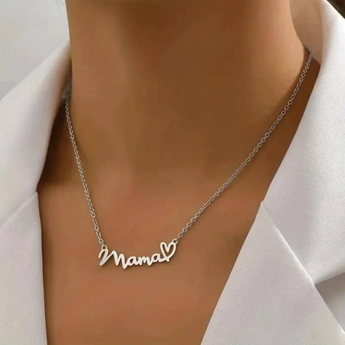 Mother's Day Mama Pendant Necklace