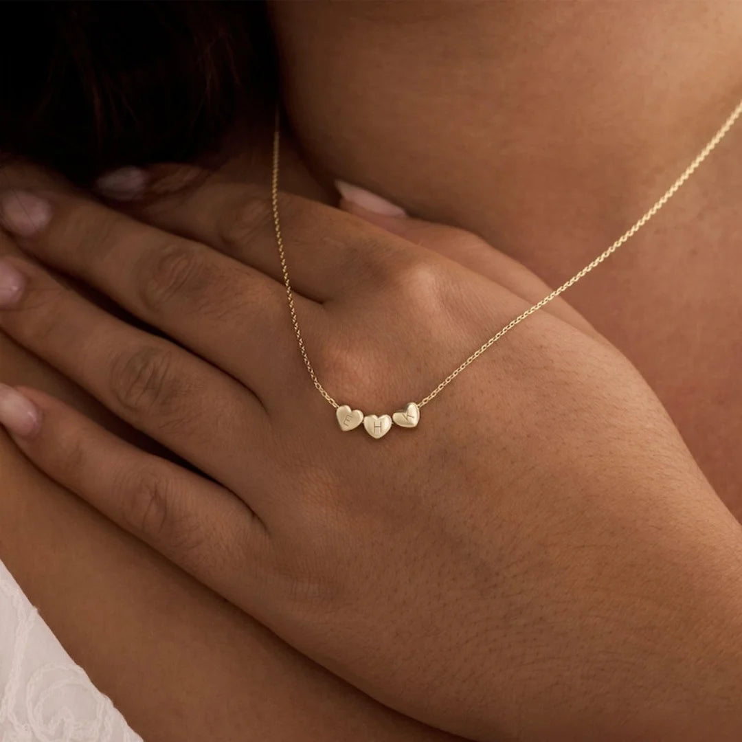 The Love Heart Initial Necklace