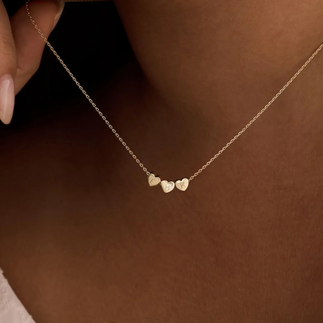 The Love Heart Initial Necklace
